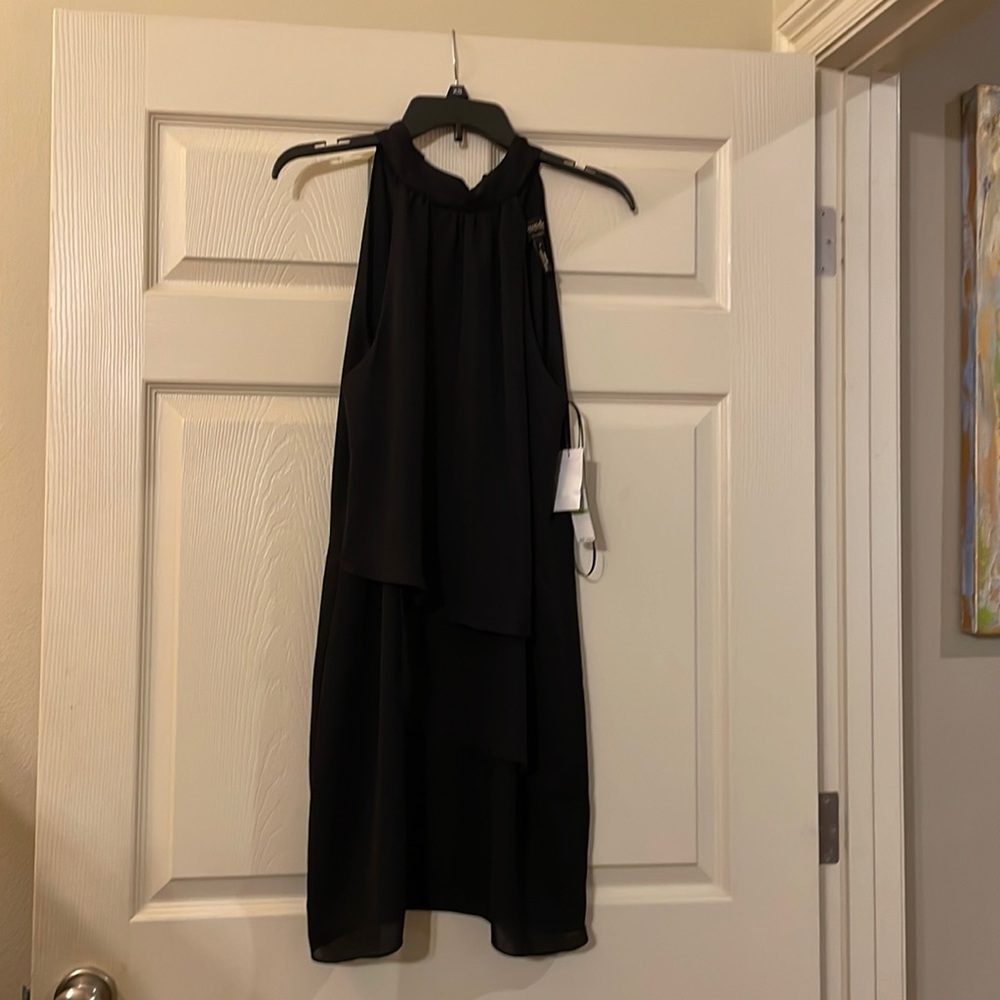 Laundry by Shelli Segal black dress NWT size 4